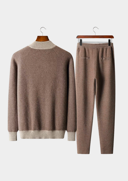 Premium Cashmere Sand Torino Leisure Set | Arventti