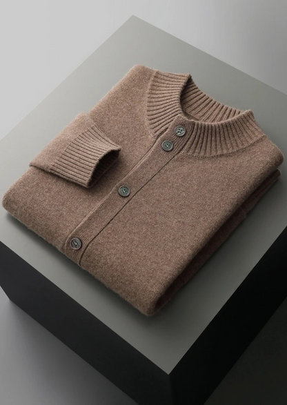 Premium Cashmere Button Cardigan | Arventti