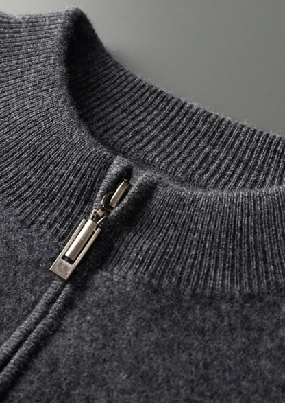 Pure Extra-Fine Merino Wool Striped Cardigan | Arventti