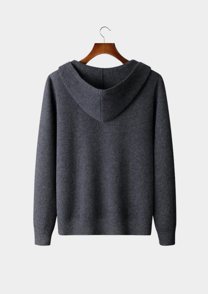 Premium Cashmere Zipper Hoodie | Arventti