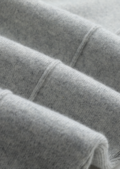 Pure Extra-Fine Merino Wool Light Gray Luzzo Set | Arventti