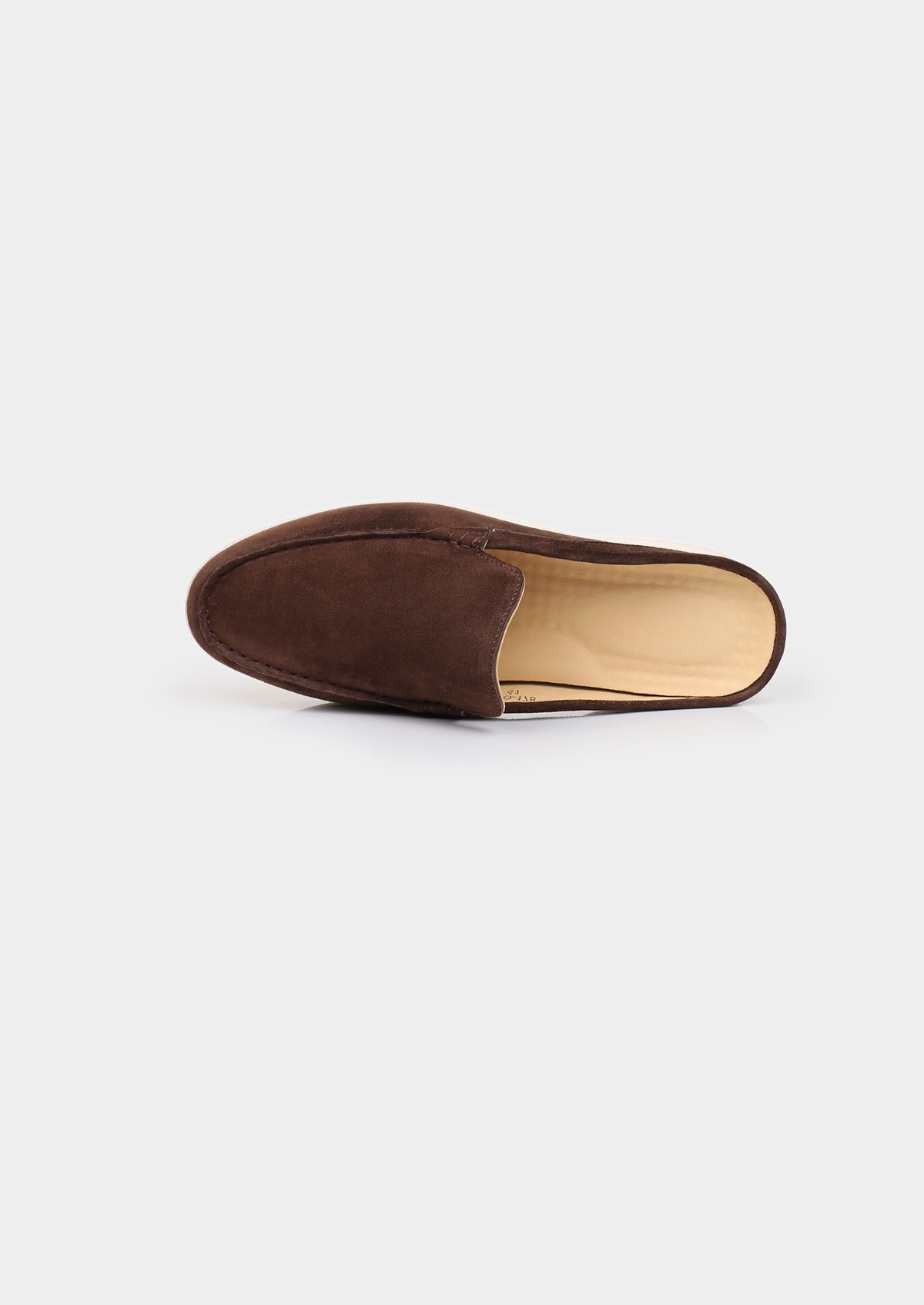 Coffee Marina Suede Slipper | Arventti