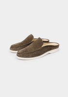Olive Marina Suede Slipper