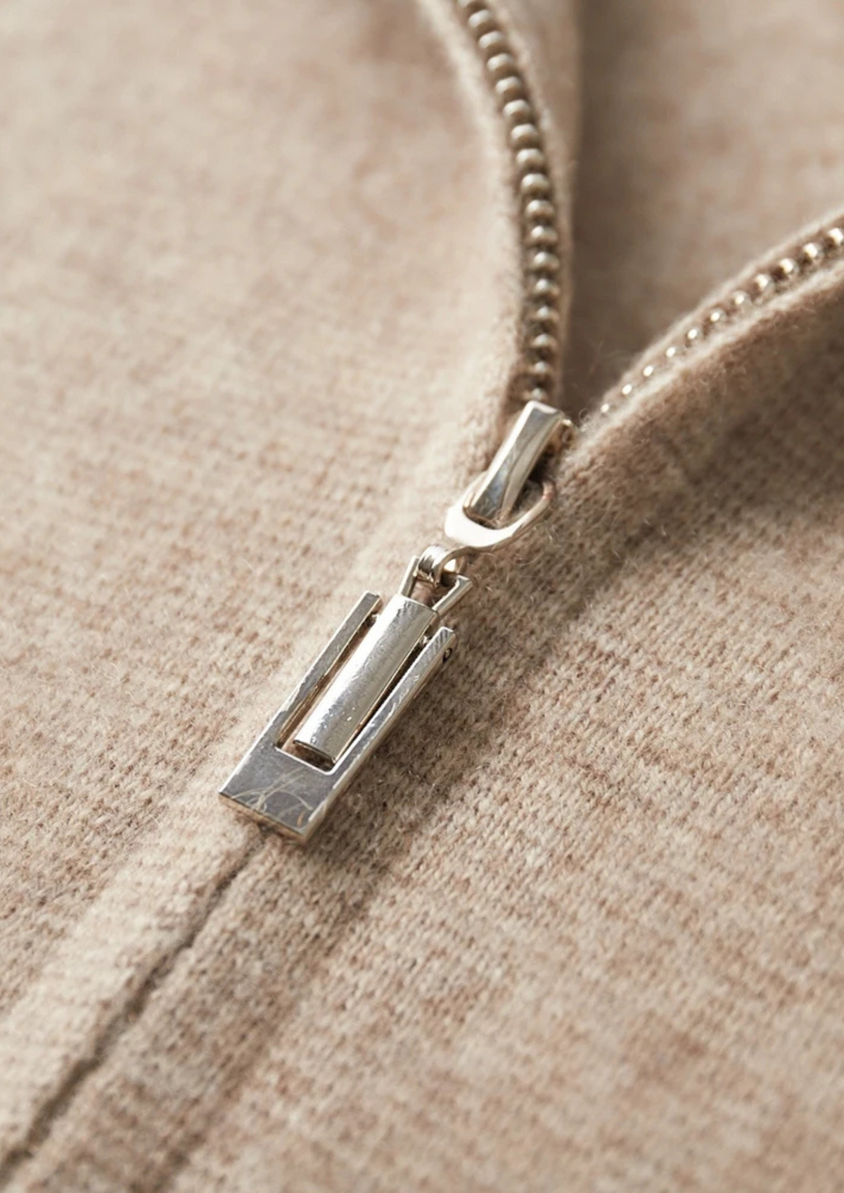 Premium Cashmere Zipper Cardigan | Arventti