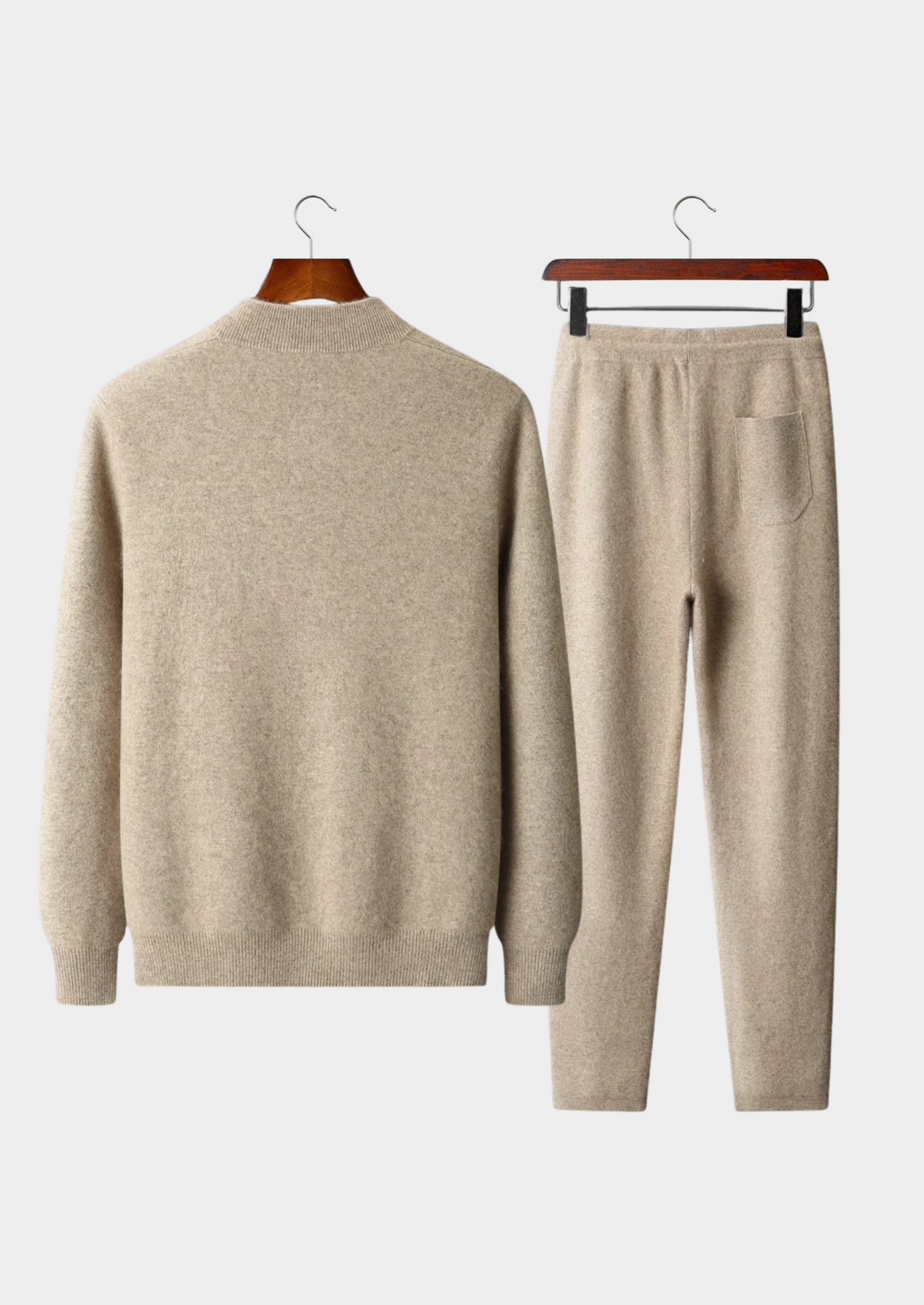 Premium Cashmere Sand Denis Leisure Set | Arventti