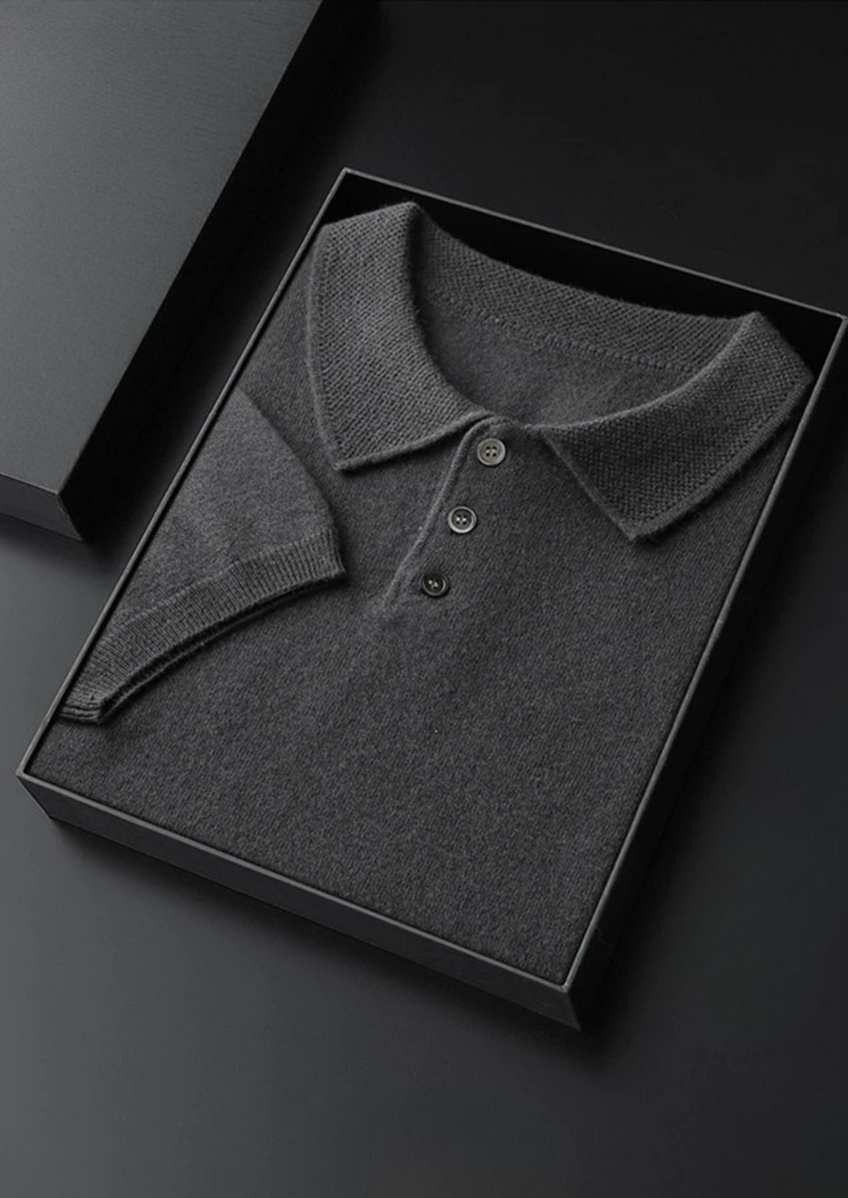 Premium Cashmere Classic Polo Shirt | Arventti