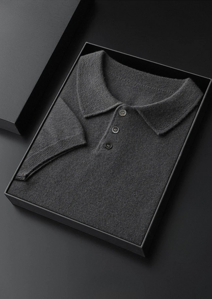 Premium Cashmere Classic Polo Shirt | Arventti