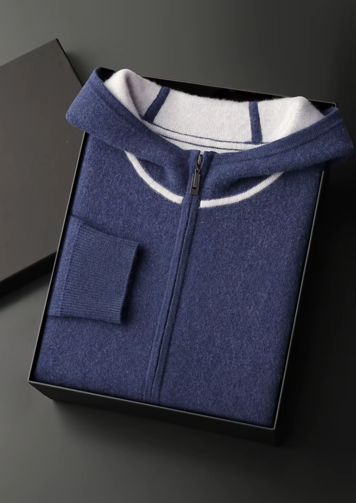 Premium Cashmere Navy Blue Milano Leisure Set | Arventti