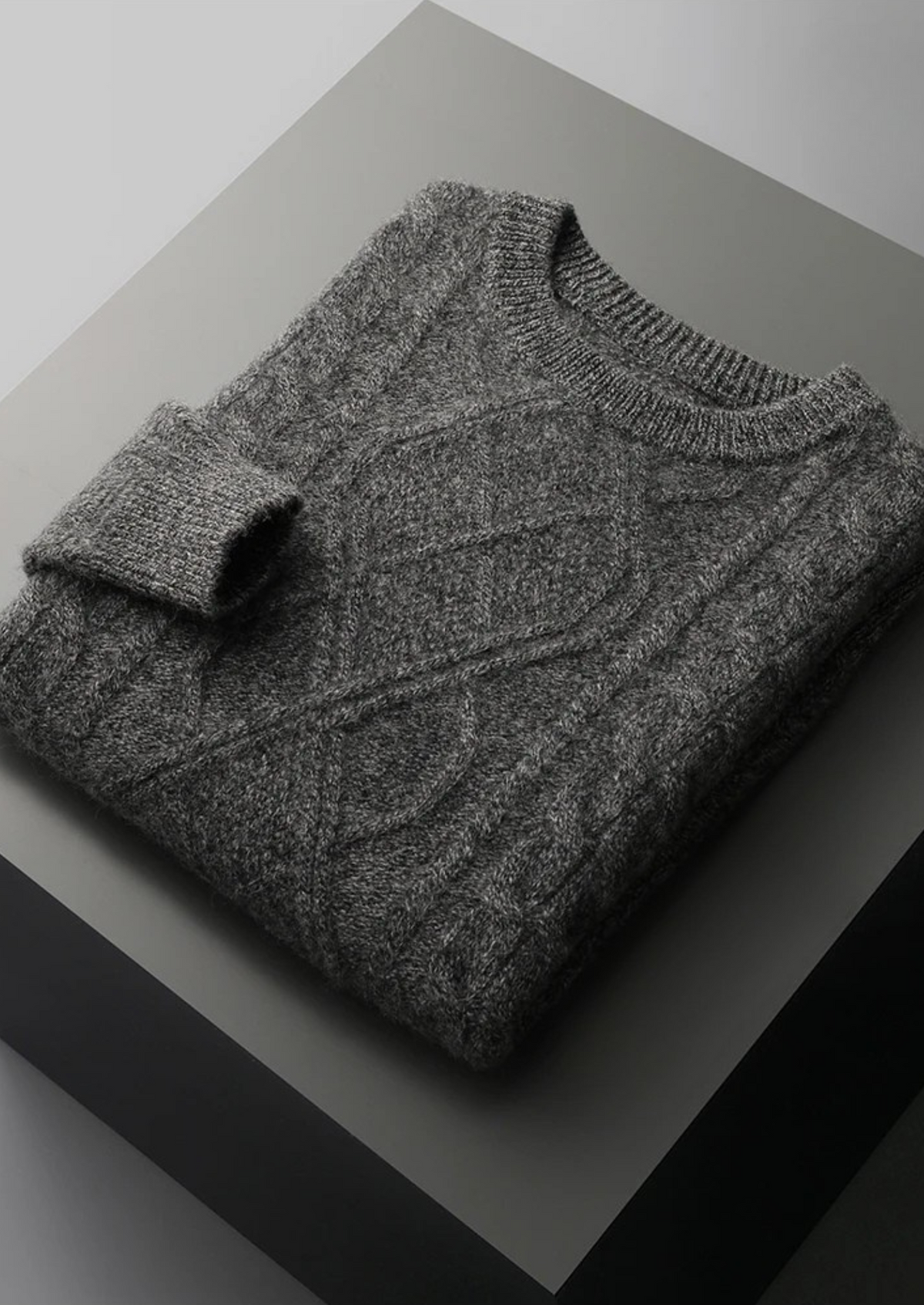 Pure Extra-Fine Merino Wool Wintertime Crewneck | Arventti
