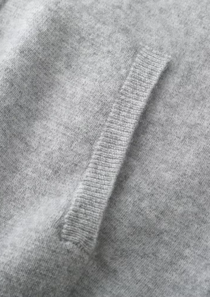 Pure Extra-Fine Merino Wool Zipper Hoodie | Arventti