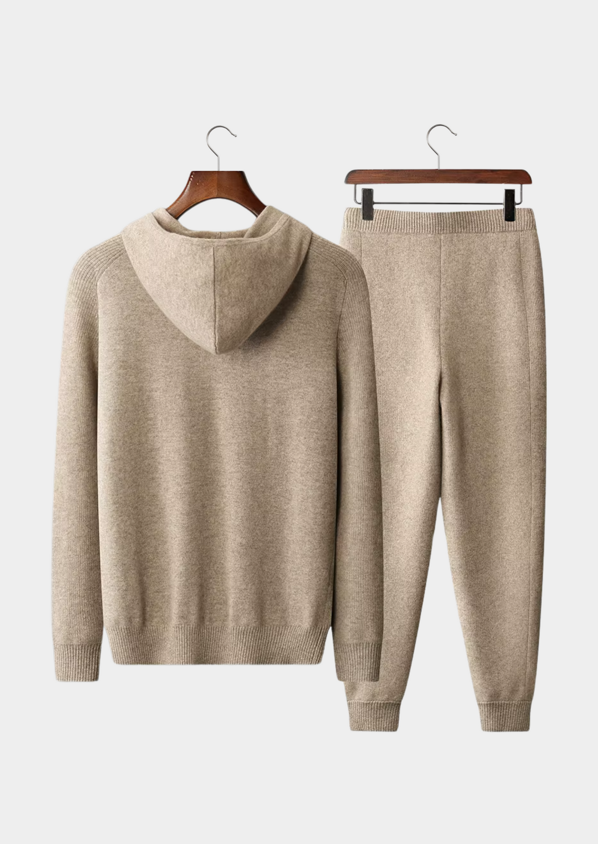 Premium Cashmere Sand Kilian Leisure Set | Arventti