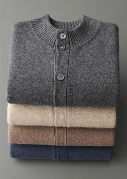 Premium Cashmere Button Cardigan | Arventti
