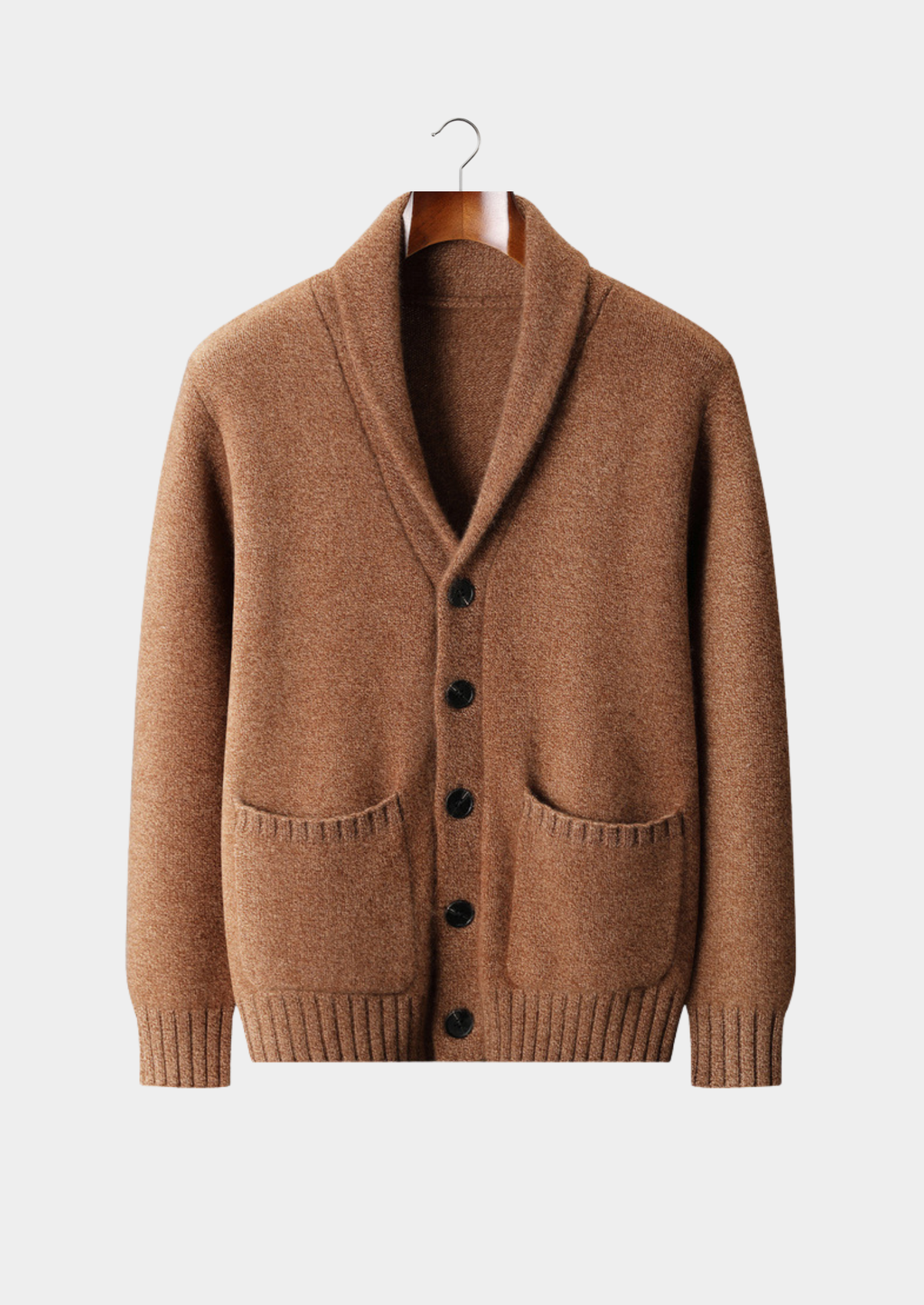 Pure Cashmere Shawl Collar Cardigan | Arventti