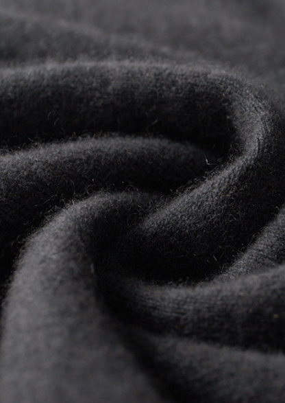 Pure Cashmere Dark Gray Dual Zip Cardigan | Arventti