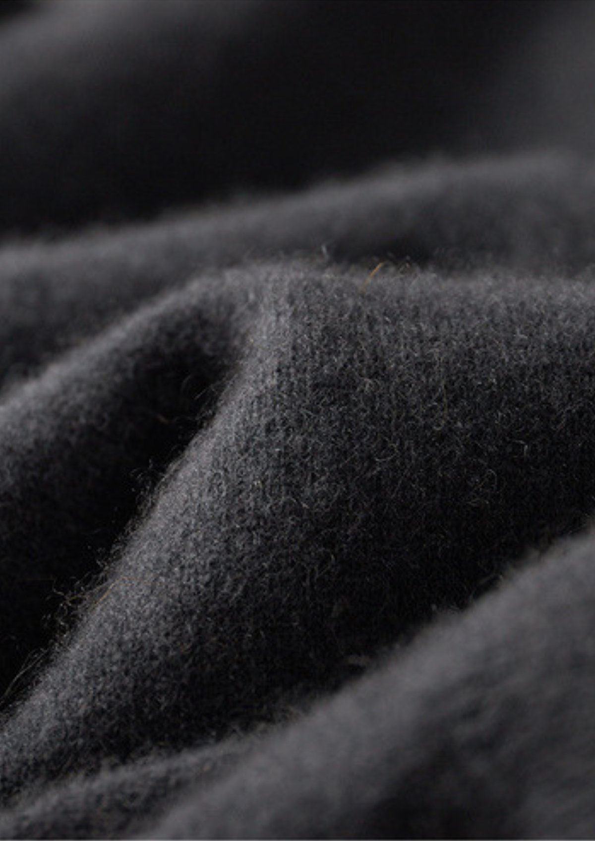 Pure Cashmere Dark Gray Dual Zip Cardigan | Arventti