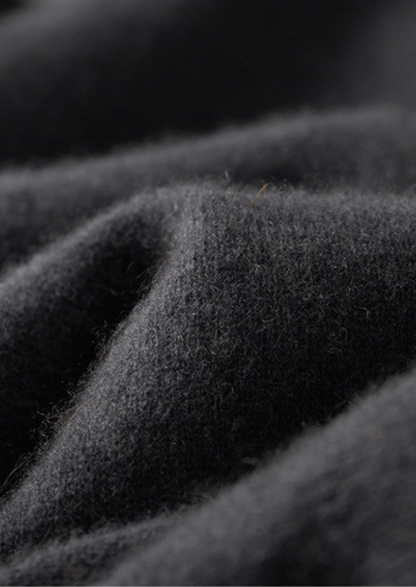 Pure Cashmere Dark Gray Dual Zip Cardigan | Arventti