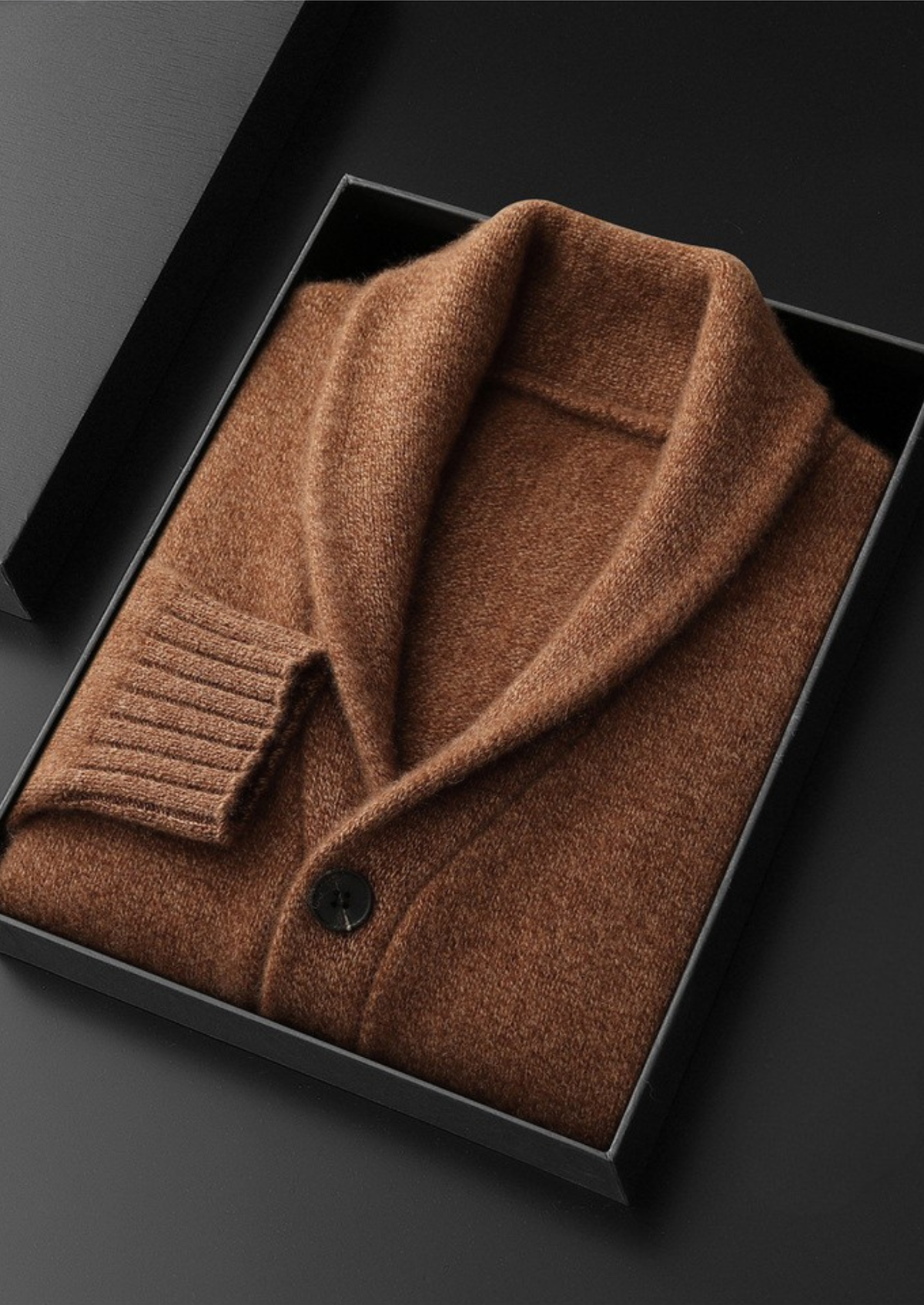 Pure Cashmere Shawl Collar Cardigan | Arventti