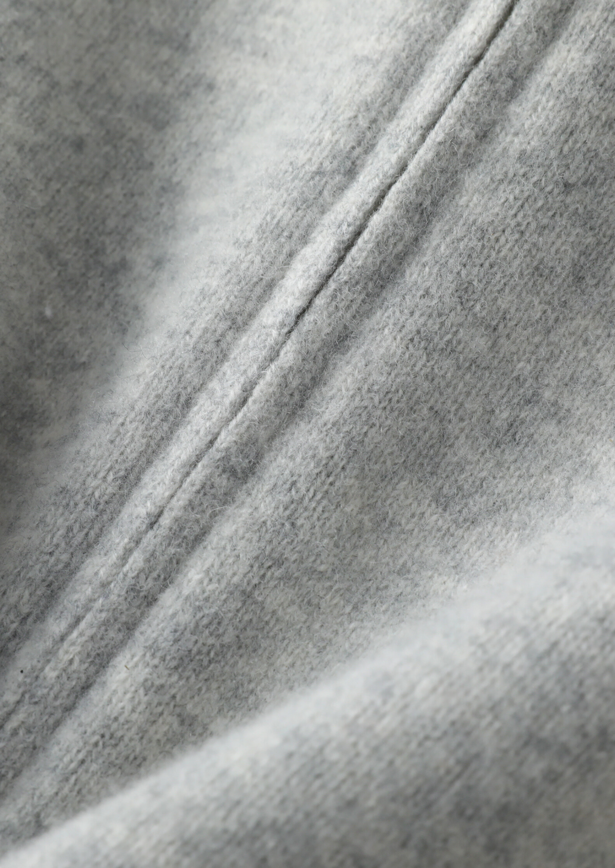 Pure Extra-Fine Merino Wool Light Gray Luzzo Set | Arventti