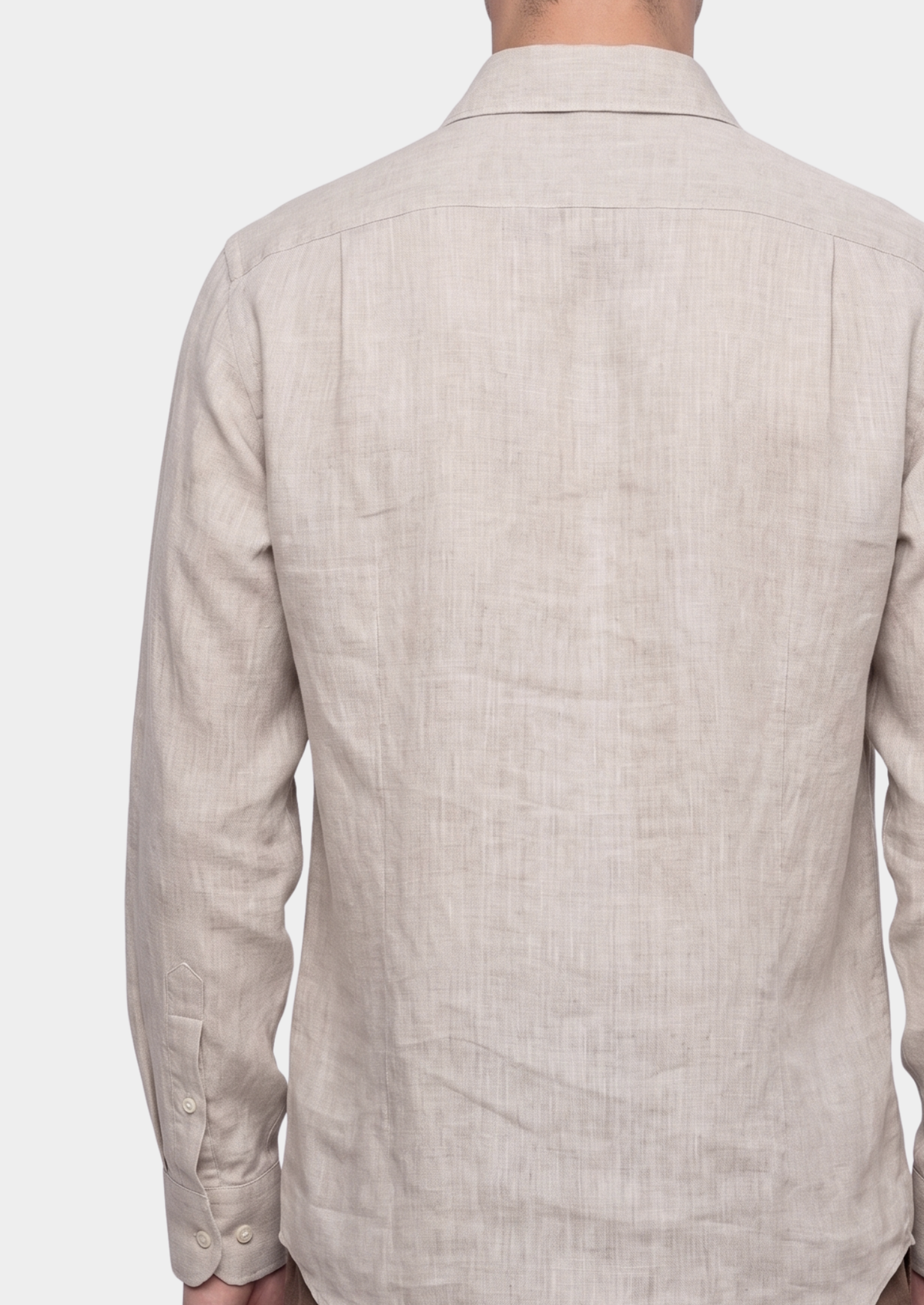 Amalfi Coastal Shirt - Light Beige | Arventti