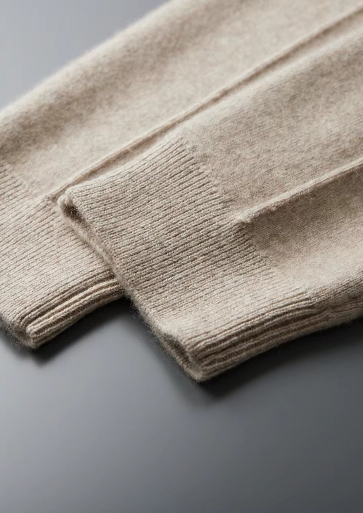 Pure Extra-Fine Merino Wool Sand Luzzo Set | Arventti