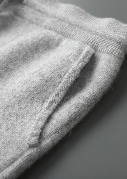 Premium Cashmere Light Gray Alain Leisure Set | Arventti