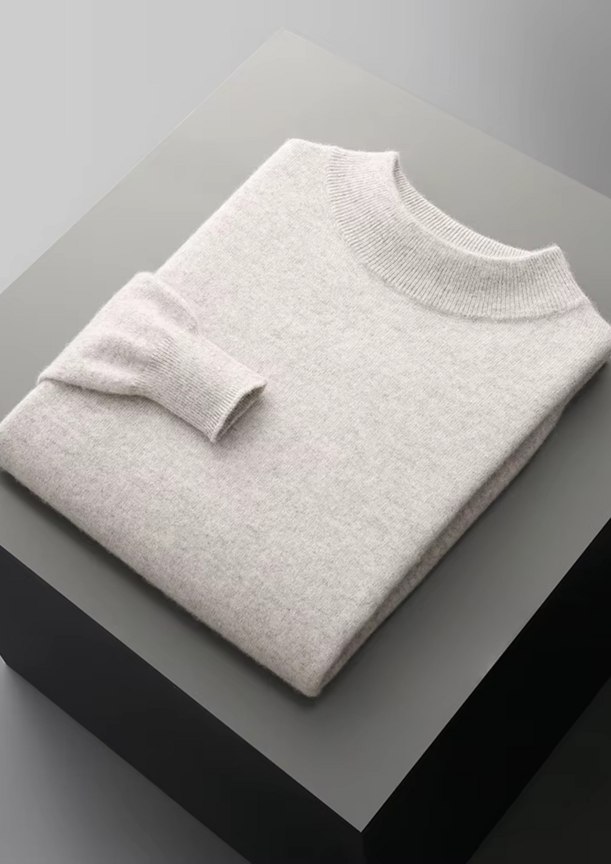 Pure Extra-Fine Merino Wool Classic Mockneck | Arventti
