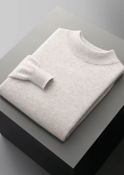 Pure Extra-Fine Merino Wool Classic Mockneck | Arventti