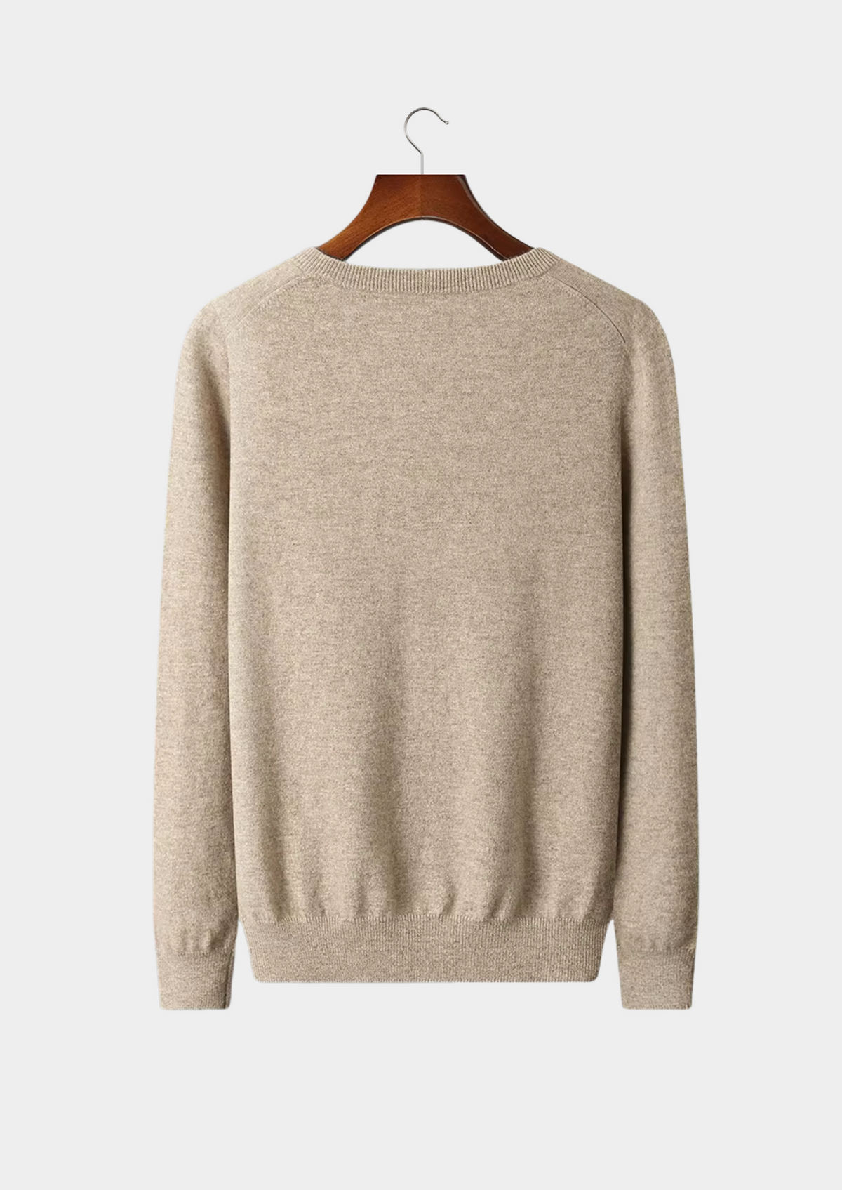 Pure Extra-Fine Merino Wool Classic V-Neck Sweater | Arventti