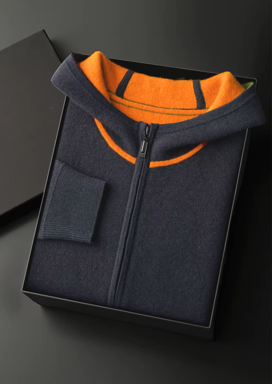 Premium Cashmere Deep Gray Milano Leisure Set | Arventti