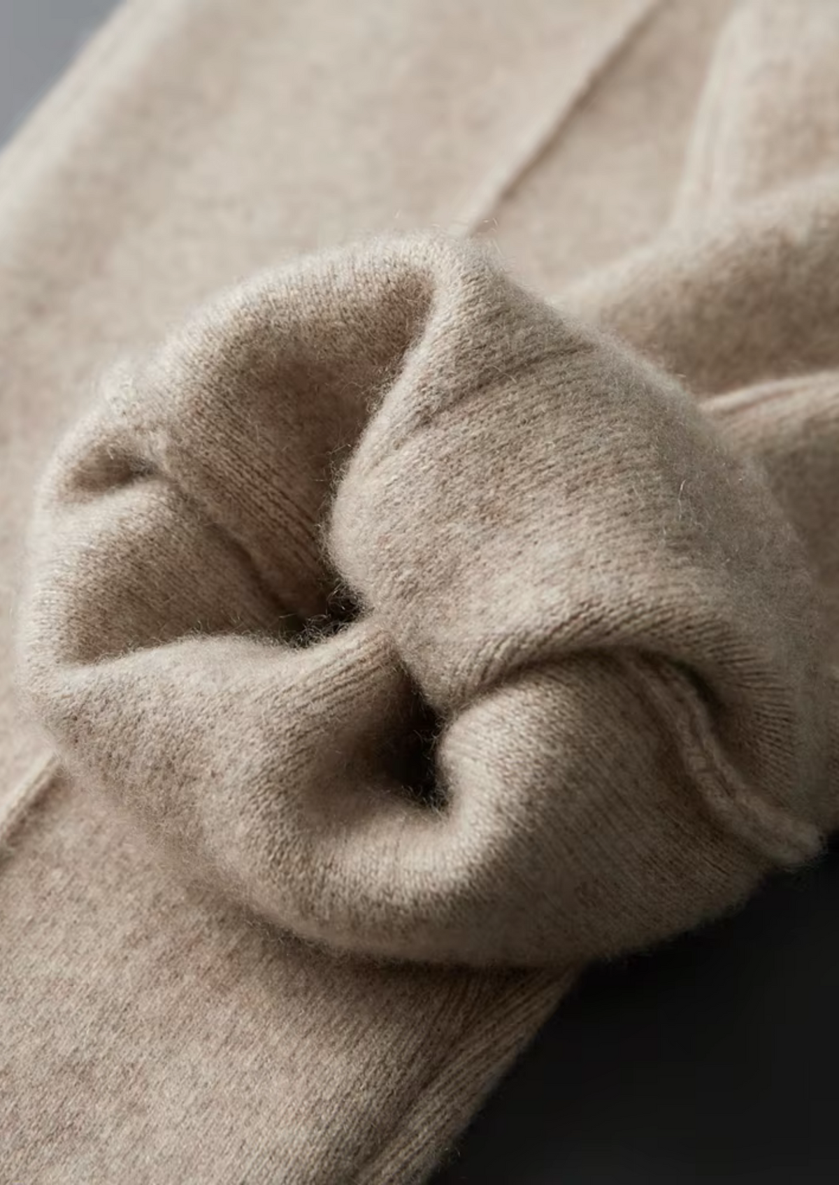 Pure Extra-Fine Merino Wool Sand Luzzo Set | Arventti