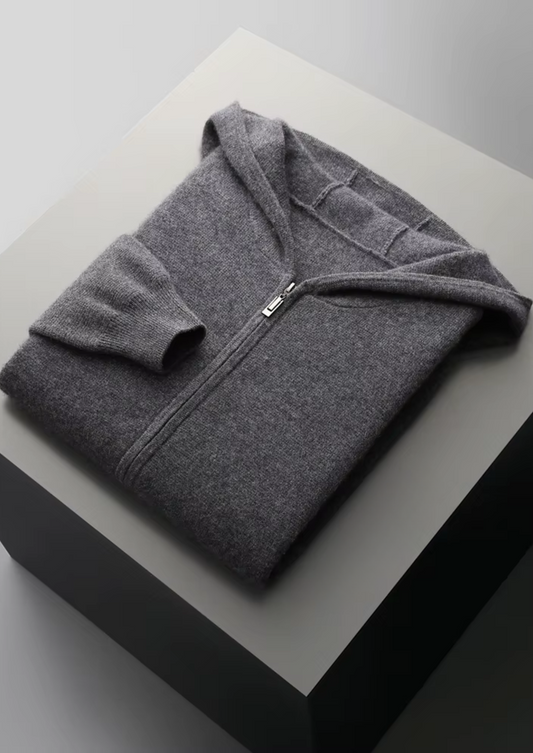 Pure Extra-Fine Merino Wool Dark Gray Arvo Set | Arventti