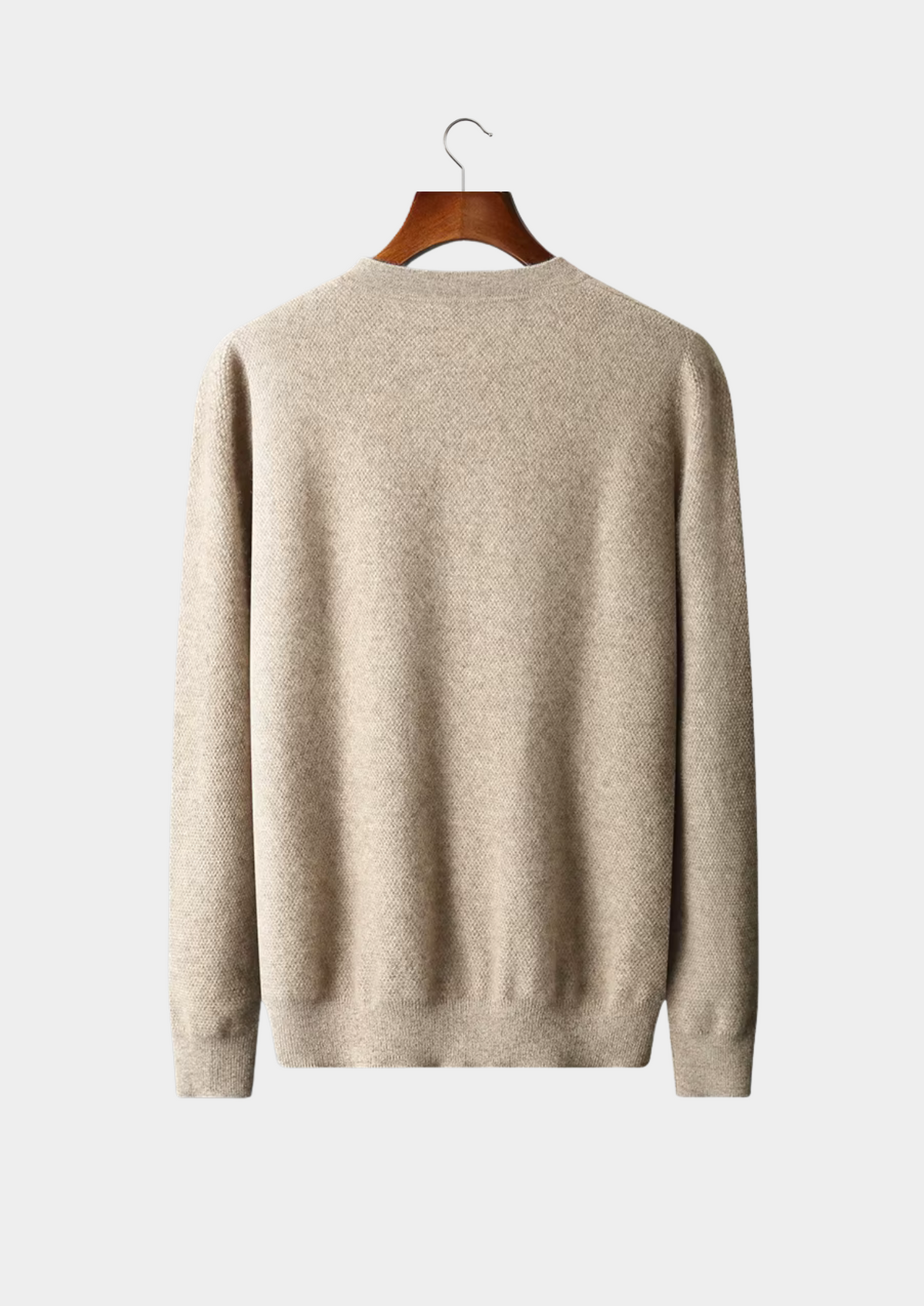 Premium Cashmere Classic Henley Sweater | Arventti