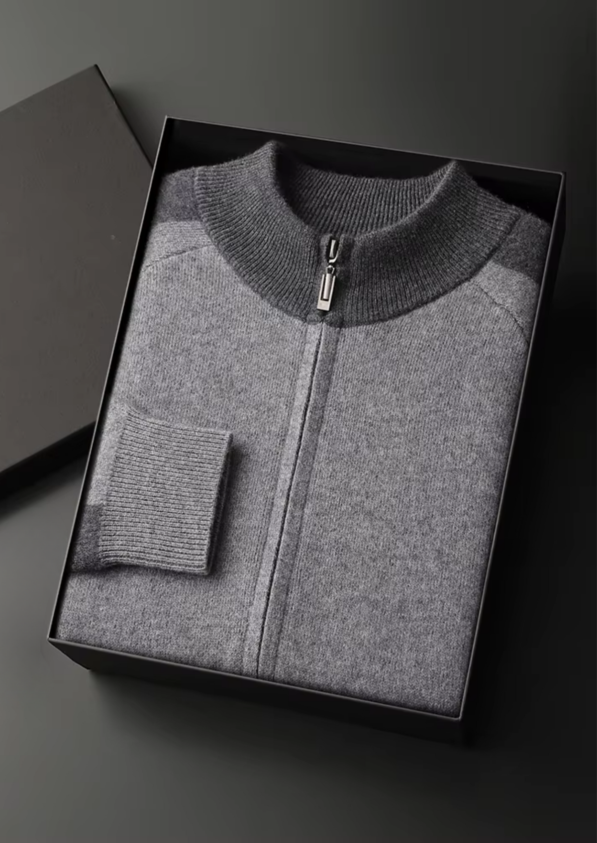 Premium Cashmere Dark Gray Torino Leisure Set | Arventti