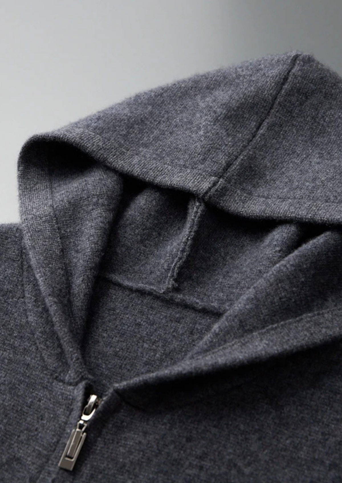 Premium Cashmere Zipper Hoodie | Arventti