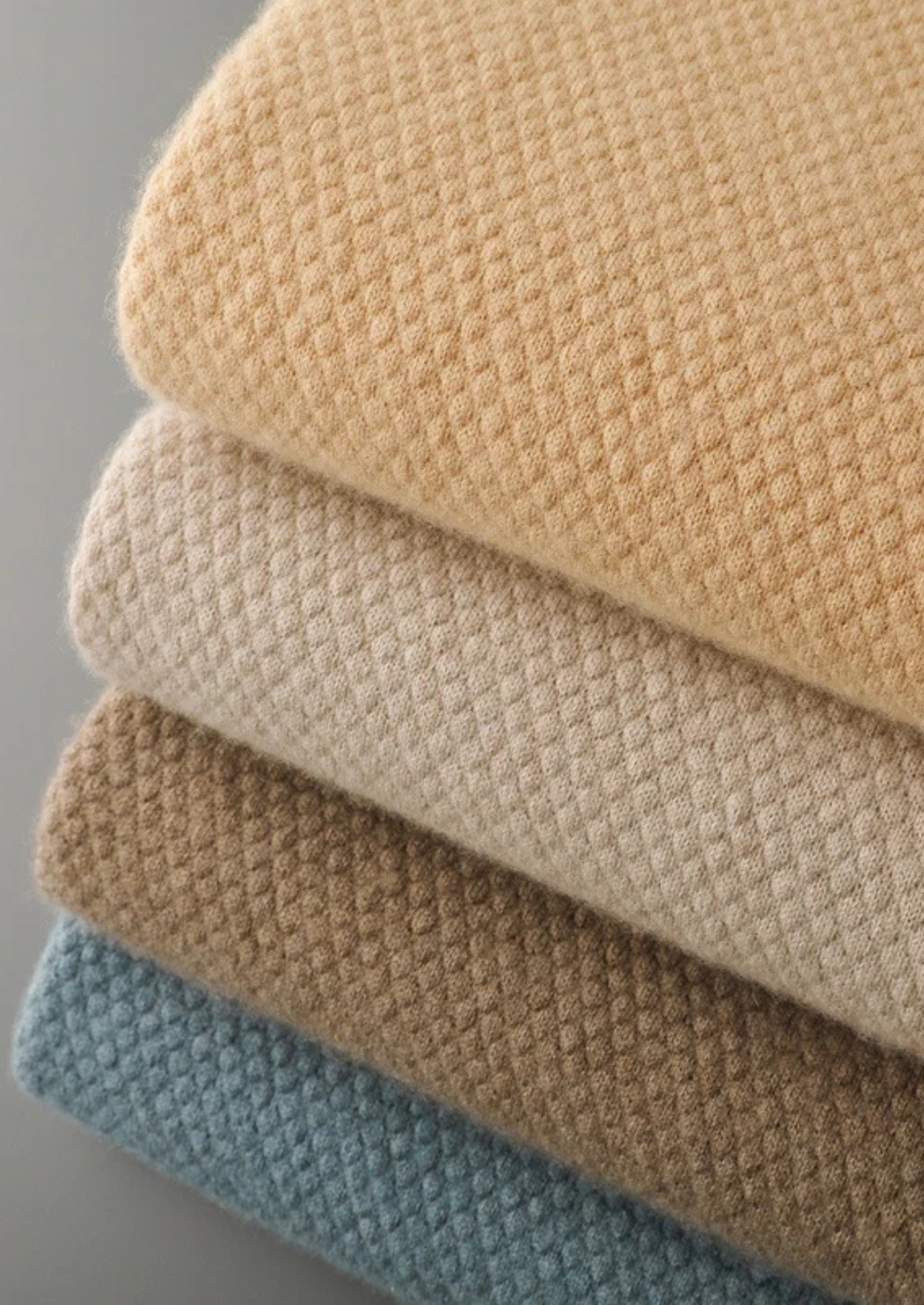 Premium Cashmere Mustard Two-Tone Polo | Arventti