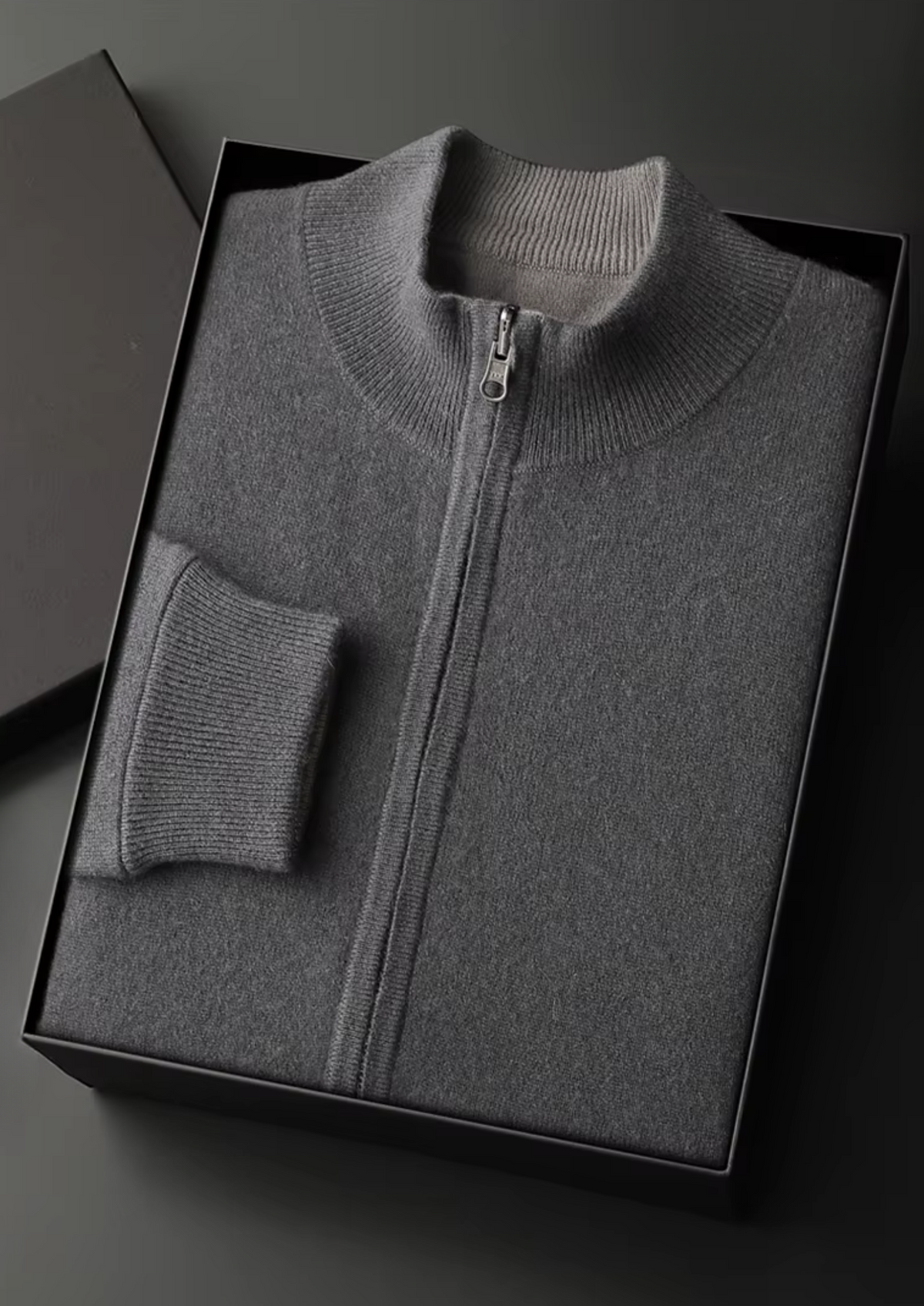Pure Extra-Fine Merino Wool Zip Cardigan | Arventti