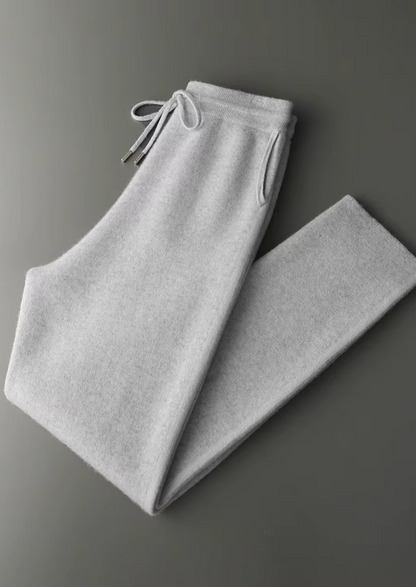 Premium Cashmere Light Gray Milano Leisure Set | Arventti
