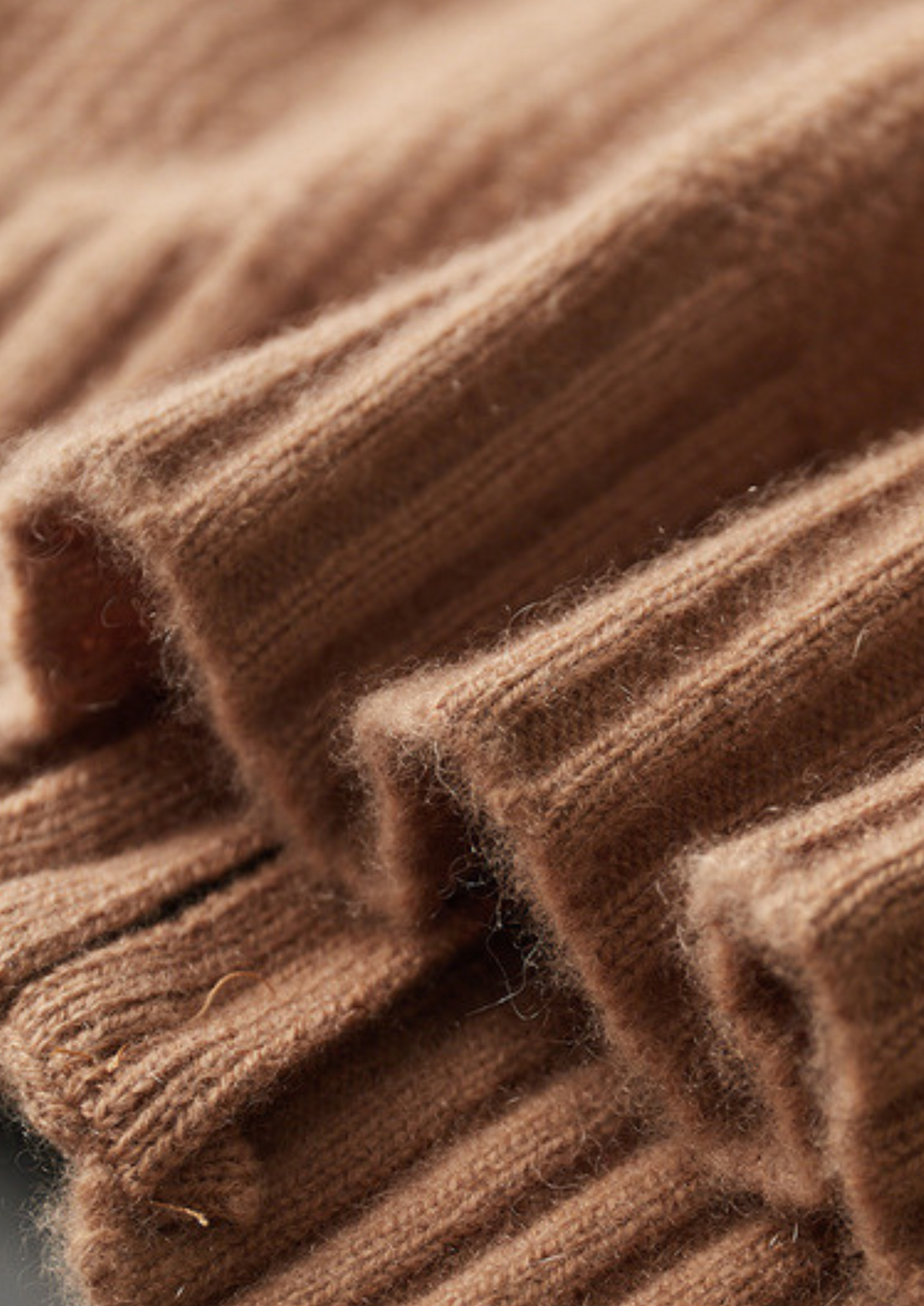 Pure Cashmere Mustard Ribbed Zip Cardigan | Arventti