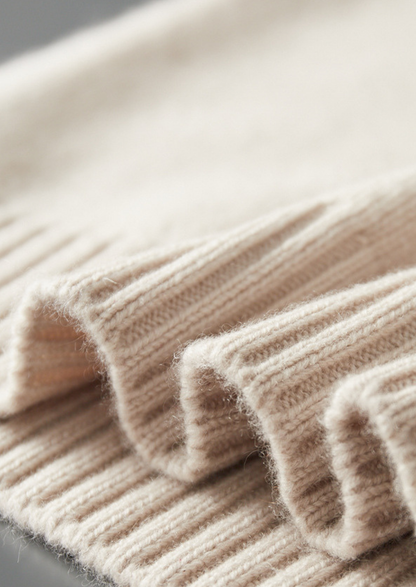 Pure Cashmere Off White Half Zip Sweater | Arventti