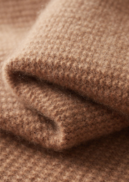 Pure Cashmere Mustard Ribbed Zip Cardigan | Arventti