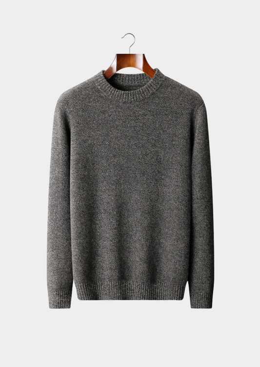 Pure Cashmere Gray Essential Crewneck | Arventti