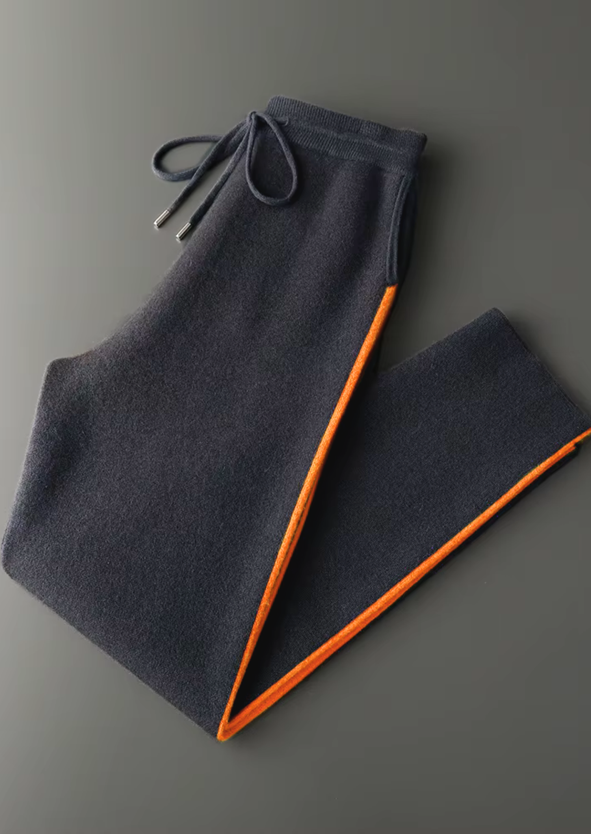 Premium Cashmere Deep Gray Milano Leisure Set | Arventti