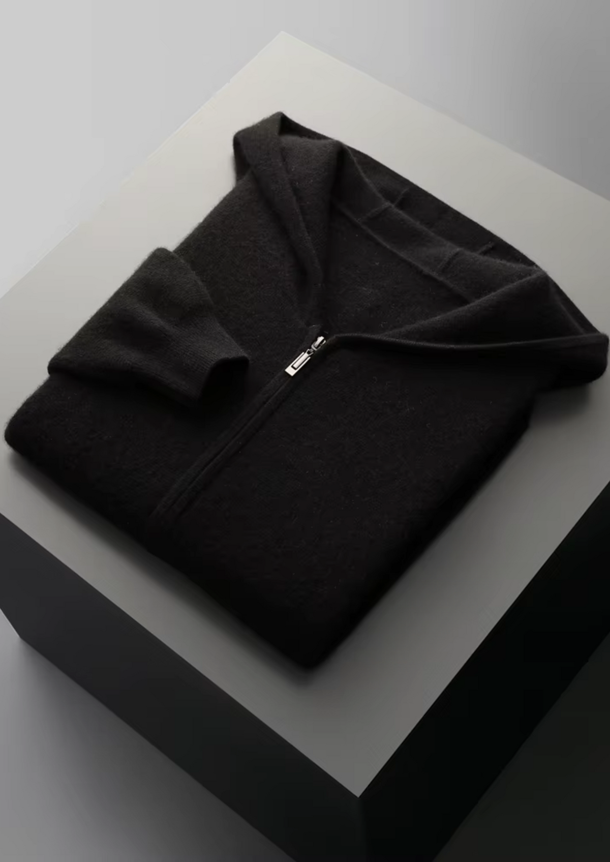 Pure Extra-Fine Merino Wool Black Arvo Set | Arventti