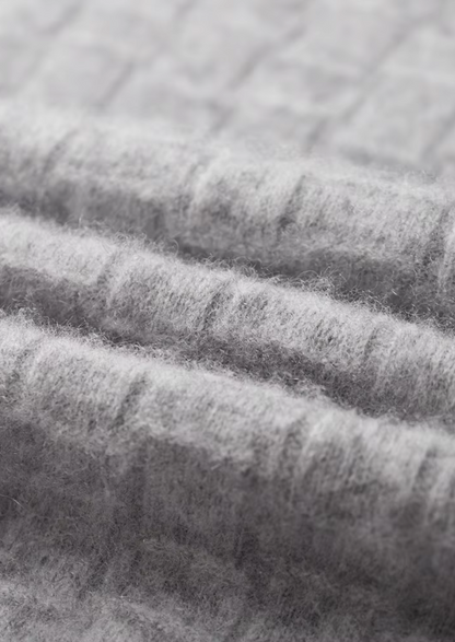 Pure Extra-Fine Merino Wool Textured Mockneck | Arventti