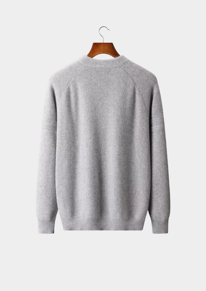 Pure Extra-Fine Merino Wool Ribbed Zip Cardigan | Arventti