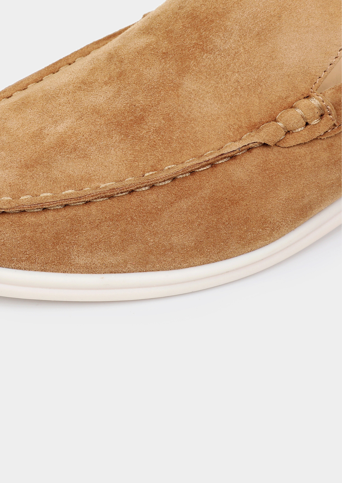 Caramel Marina Suede Slipper | Arventti