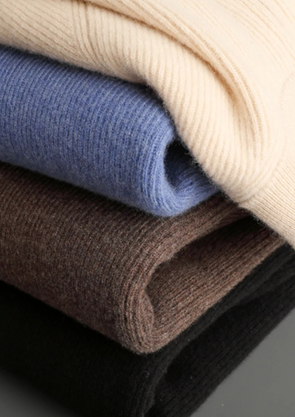 Pure Extra-Fine Merino Wool Ribbed Zip Cardigan | Arventti