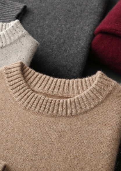 Pure Cashmere Black Essential Crewneck | Arventti