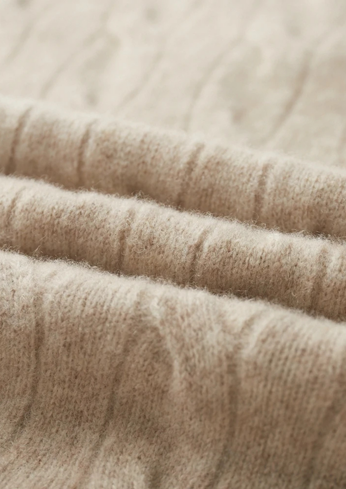 Pure Extra-Fine Merino Wool Cable Half Zip | Arventti