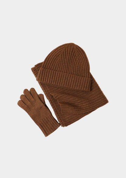 Pure Extra-Fine Merino Wool Wintertime Essentials - Coffee | Arventti